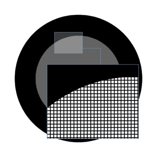 Picture of Thin Bar Square 1000 Mesh Cu