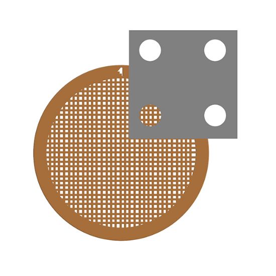 Picture of C-Flat™ Holey Carbon Grid 2.0 µm Hole 4.0 µm Space 300 Mesh