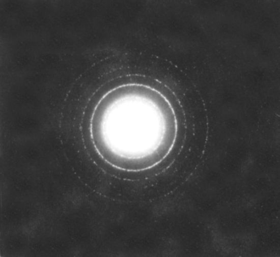 Picture of Evaporated Thallous Chloride on 3 mm grid