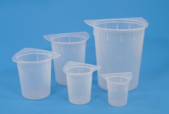 Picture of Tri-Corn Beakers: Plastic, Disposable