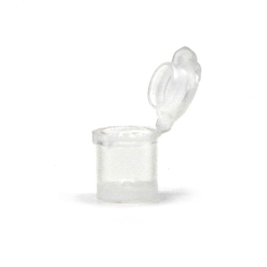 Picture of Micro-Sized Hinged Plastic Vials, Round