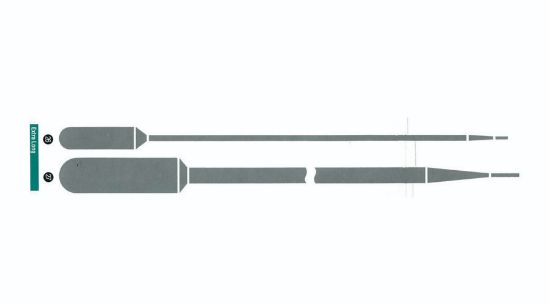 Picture of Extra Long Transfer Pipettes Non Sterile 20mL Drop Bulb