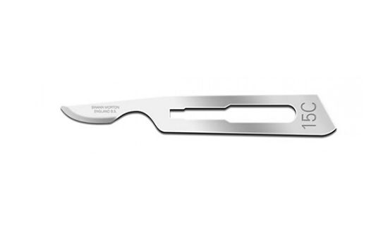 Picture of Swann-Morton® Blade-Non-Sterile Carbon Steel Size 15C