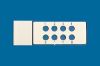 Picture of PTFE Printed Slide 8 Well, 6mm