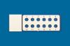 Picture of PTFE Printed Slide 12 Well, 5mm