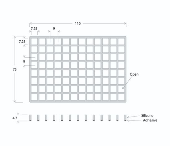 Picture of FlexPlate 96 Square Well / 7.25 X 7.25 mm