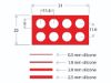 Picture of Press To Seal Gasket 9mm (D), 2.0mm -Depth