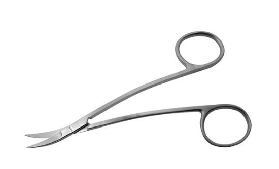 Picture of EMS Delicate Double Curved Sharp Dissecting Scissors