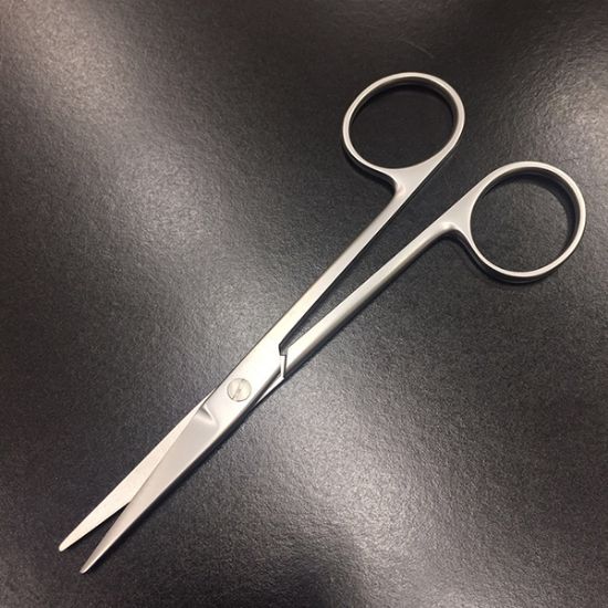 Picture of Operating scissors, straight, blunt, 115 mm