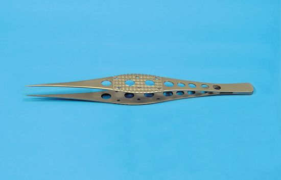 Picture of Non Slip Grip Forceps 175mm Long. Tip Width: 0.05mm . Fine And Smooth Straight Tips