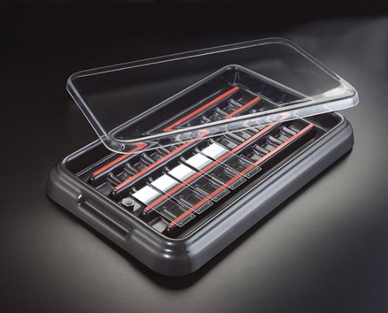 Picture of 20 Slide Staining Tray With Clear Lid