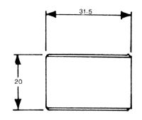 Picture of Al'M Mount Jeol 31.5X20mm