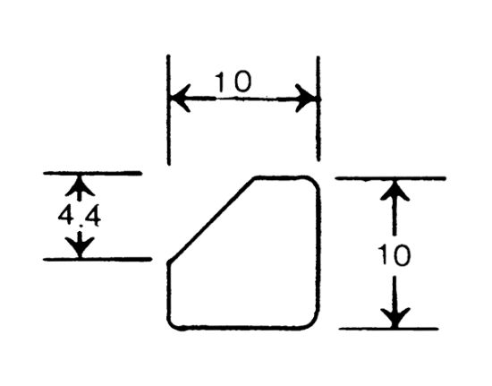 Picture of 45° Angle,10X10mm Al'M Mount