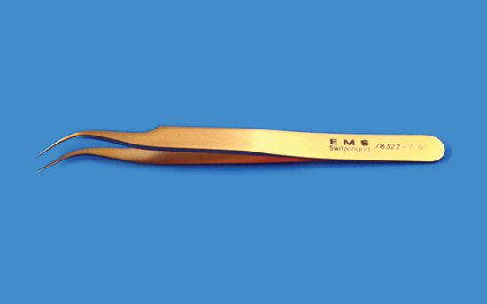 Picture of Tweezers Style 7 Gold Plated