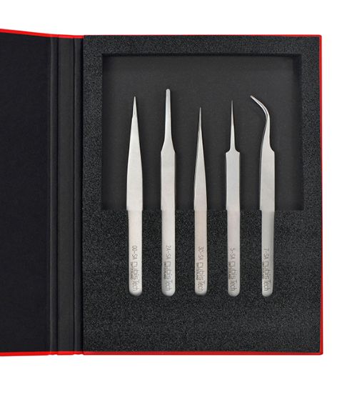 Picture of Rubis Anniversary Electronics Tweezers Set Case