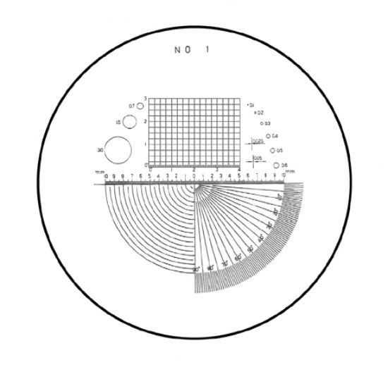 Picture of Scale #1 For 7X And 15X Magnifiers