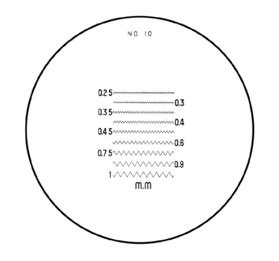 Picture of Scale #10 For 7X Magnifiers