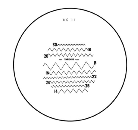 Picture of Scale #11 For 7X Magnifiers