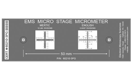 Picture of Stage Micrometer, Sm-3, Chrome On Glass