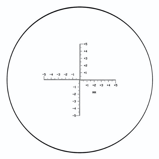 Picture of RET 30, Cross Scale 10mm, 100 Div of 0.10mm, 19mm Diameter