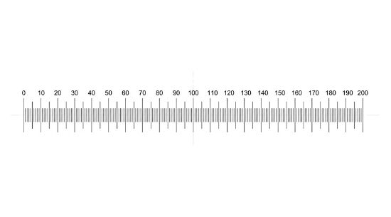 Picture of Horizontal Micrometer Scale 10mm, 16mm