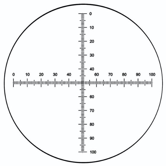 Picture of NE17 Crossed Scales Graticule, 21mm