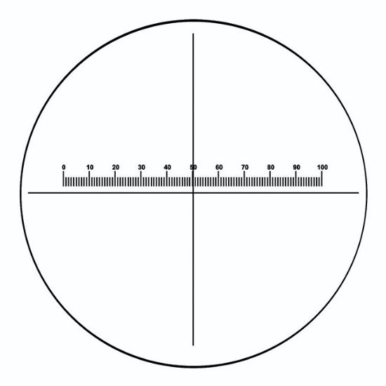 Picture of NE777 Horizontal Micrometer Scale 0.5” Long With Divisions Of 0.005”, 21mm