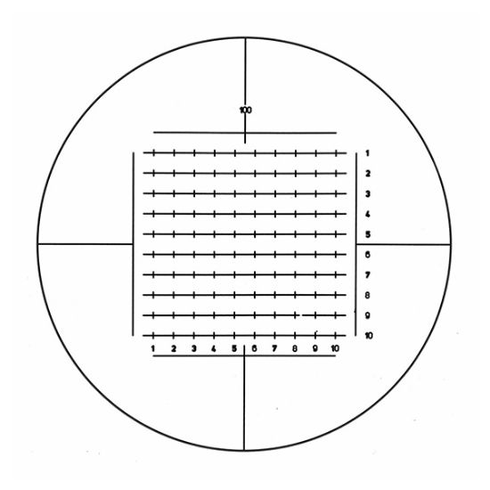 Picture of G49 Zeiss Integrating Disc Graticule, 21mm