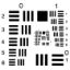 Picture of USAF Test Chart Groups 0 to 7 R70