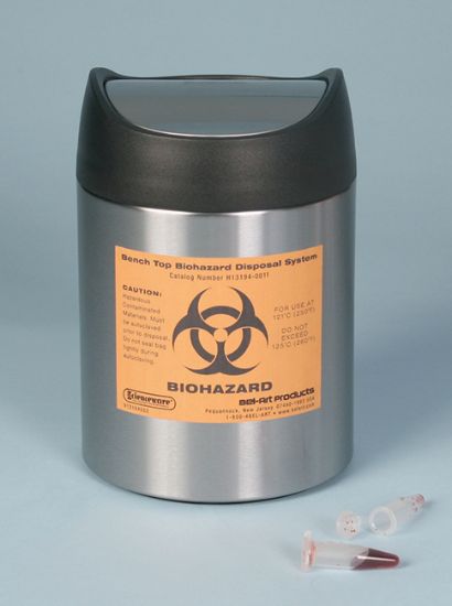 Picture of Benchtop Biohazard Disposal Can