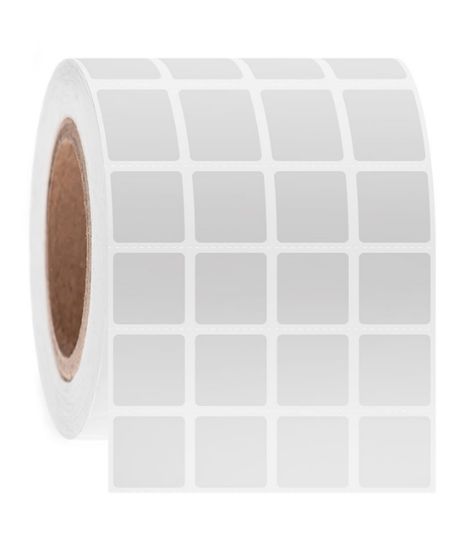 Picture of XyliTAG Labels, 0.875 x 0.875", 3" core, White