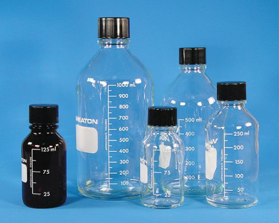 Picture of Media Lab Bottles, Amber, 125mL