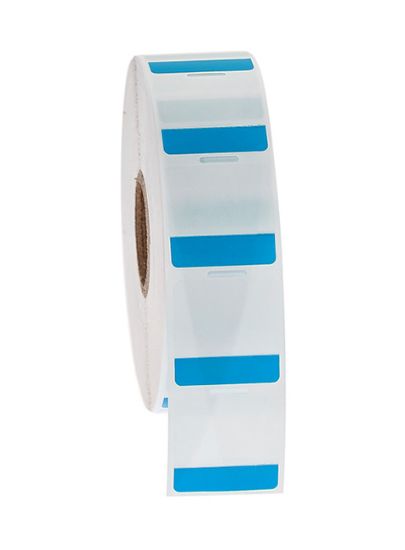 Picture of StrawTAG Cryo Labels, 1 x 1"/0.25", 3" core, Blue