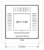 Picture of Critical Dimension Magnification Standard, X-Axis