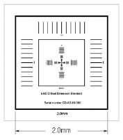 Picture of Critical Dimension Magnification Standard, X- and Y-Axis