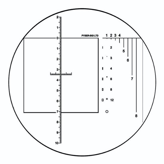 Picture of Grain Sizing Reticle