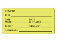 Picture of Laboratory Reagent Labels