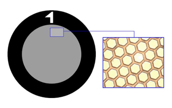 Picture of G1000HH Hexagonal Mesh, Au